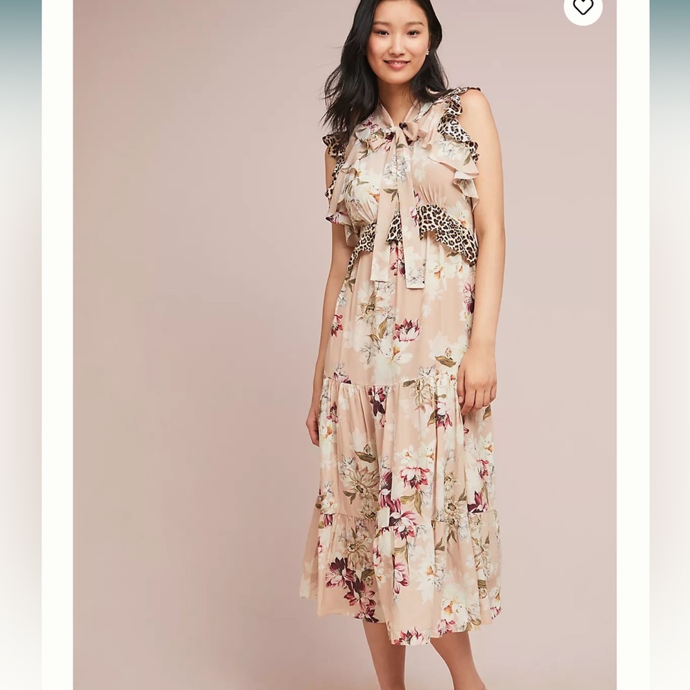 Kachel x Anthropologie Sedona Sunrise Silk Dress - Picture 2 of 11